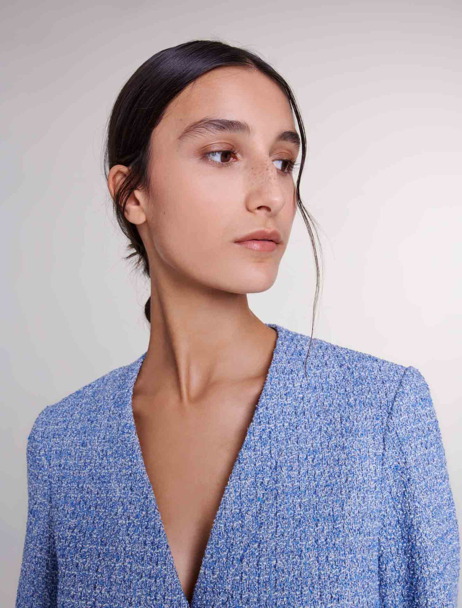 Vestido corto de tweed