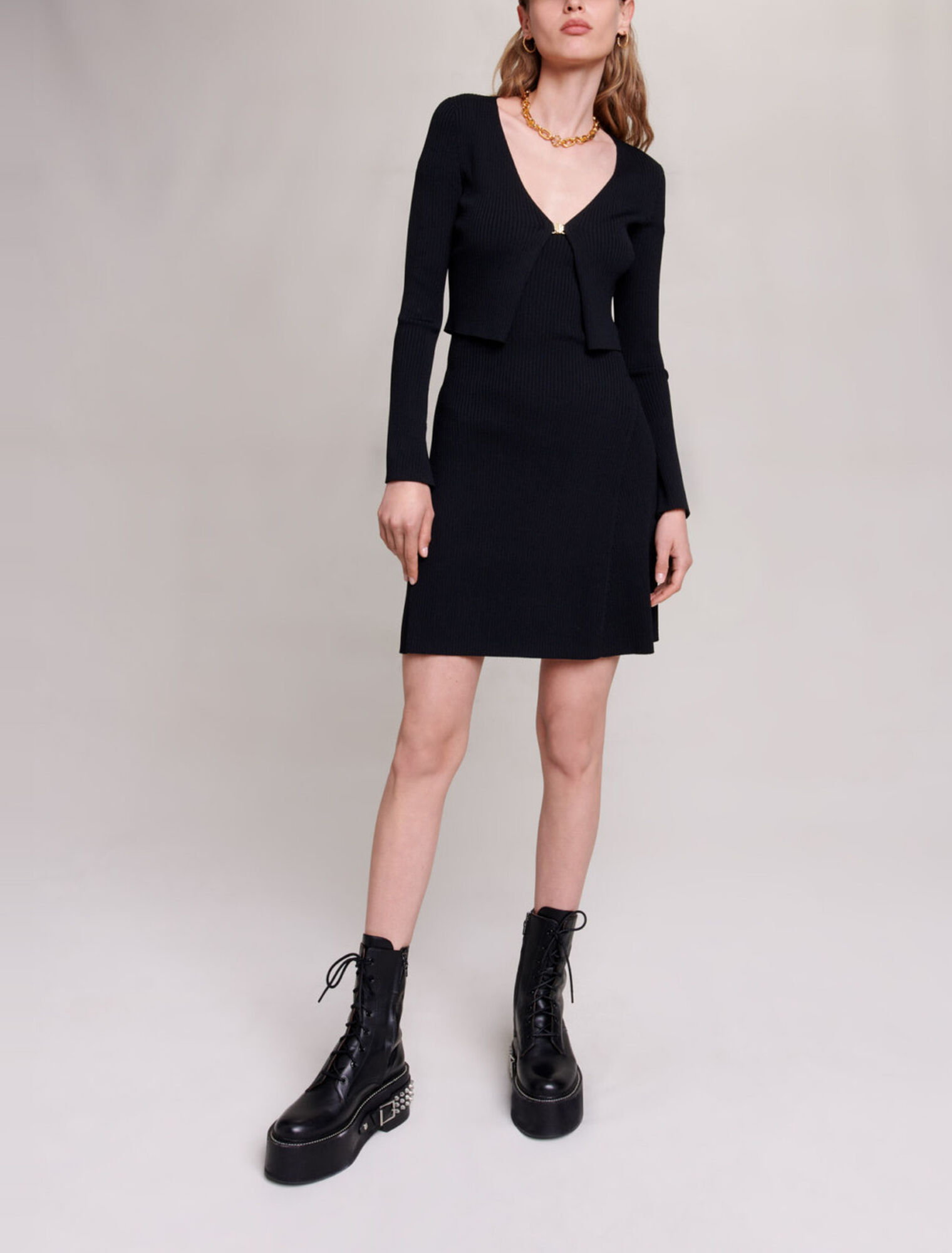 Vestido de punto 2 en 1