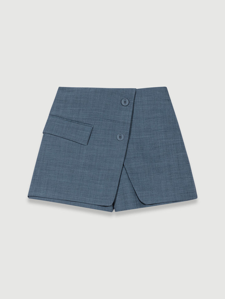 Pantalón corto trampantojo
