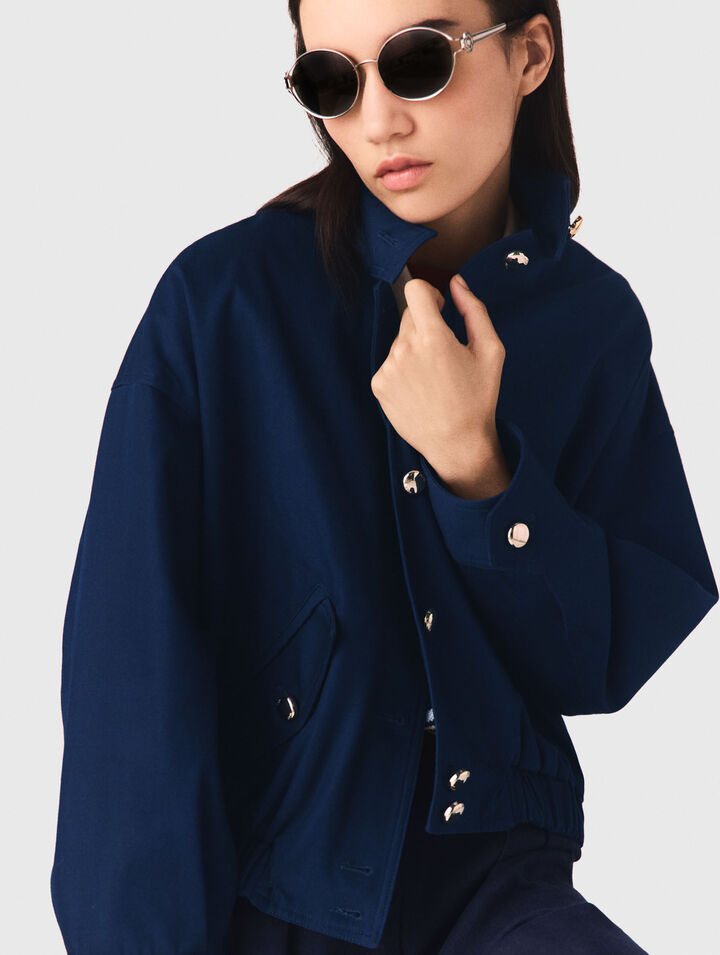 Cazadora bomber de algod&oacute;n