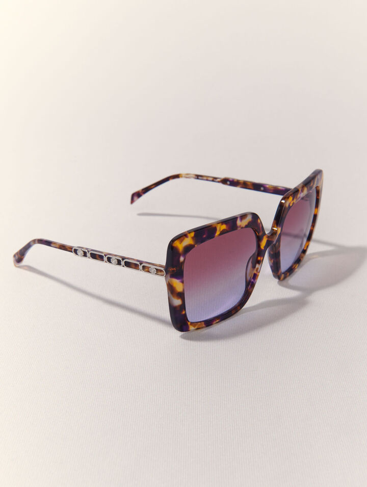 Gafas rectangulares de acetato