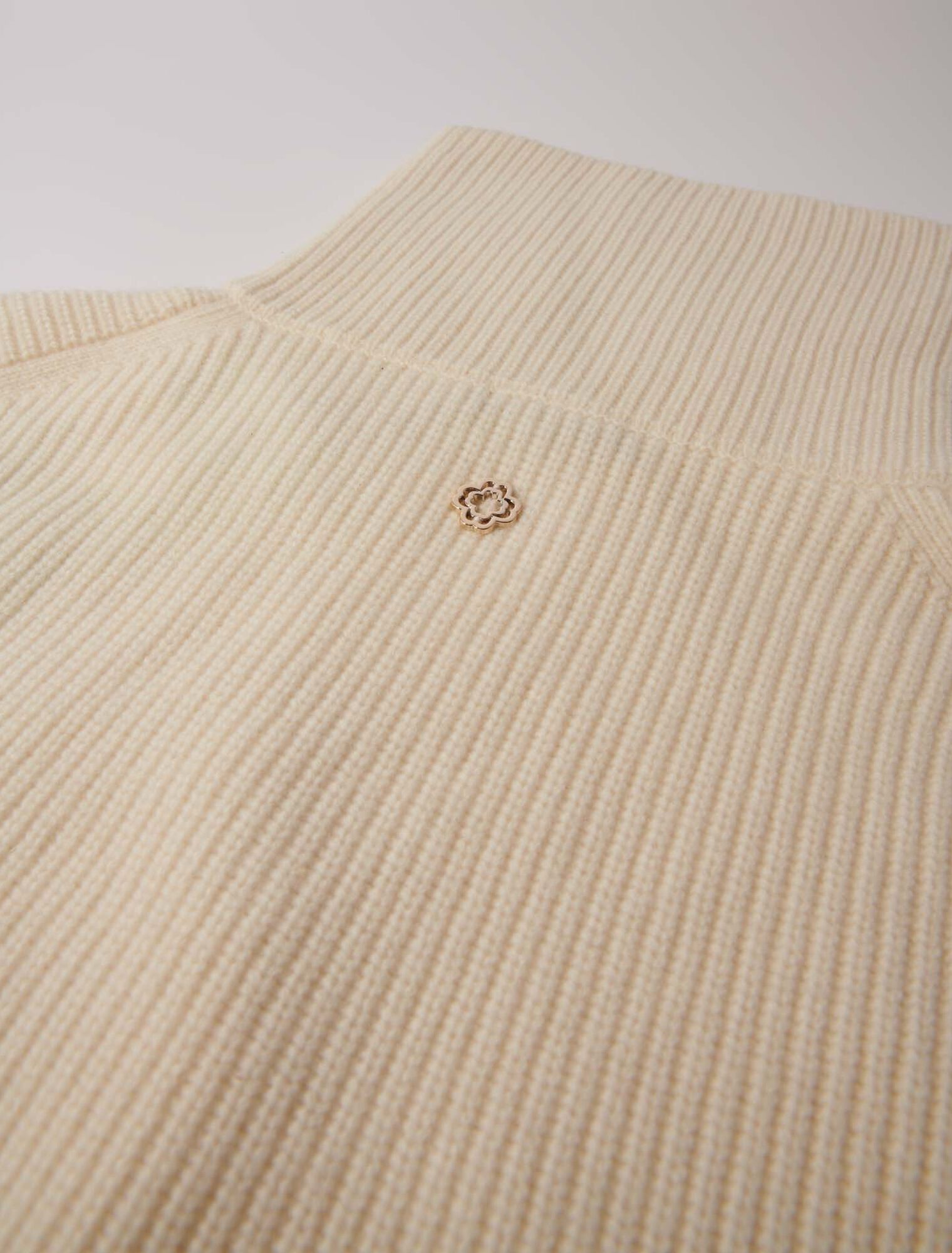 Cuello con cremallera de  cachemira