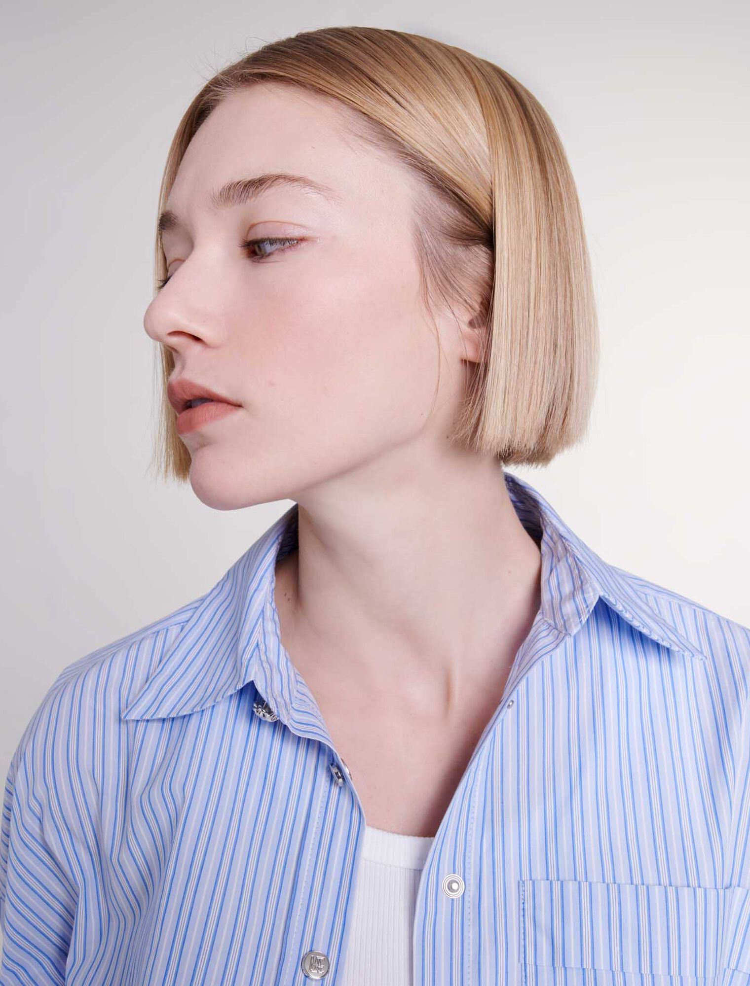 Vestido de camisa corto