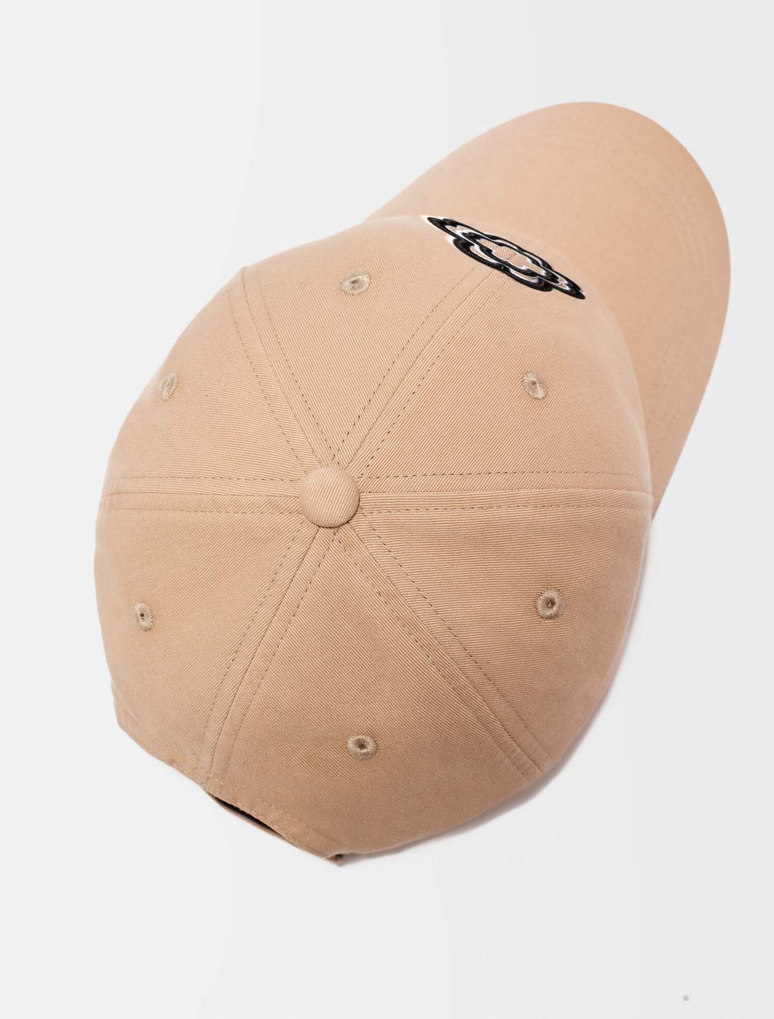 Gorra de algodón con logotipo Clover