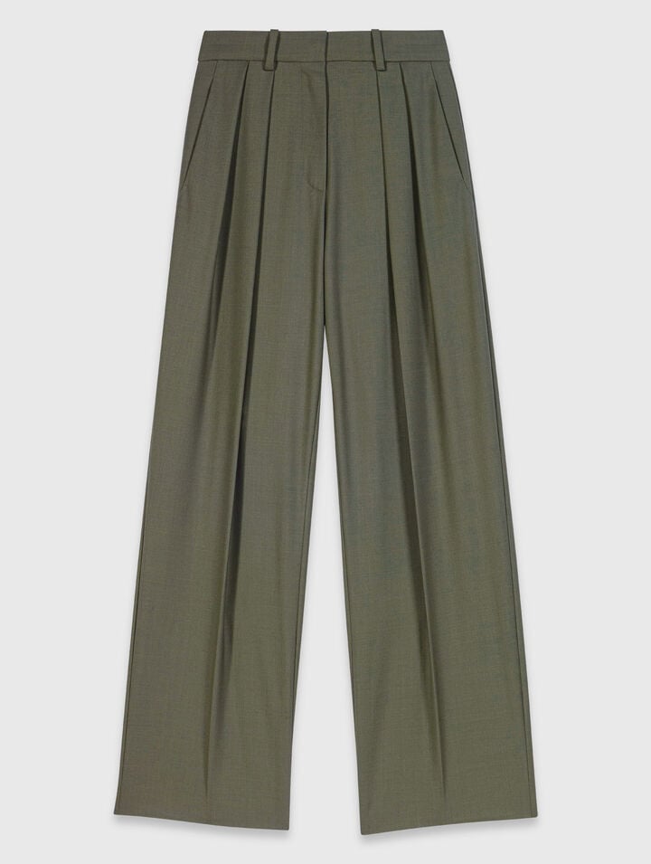 Pantal&oacute;n sastre ancho con pinzas