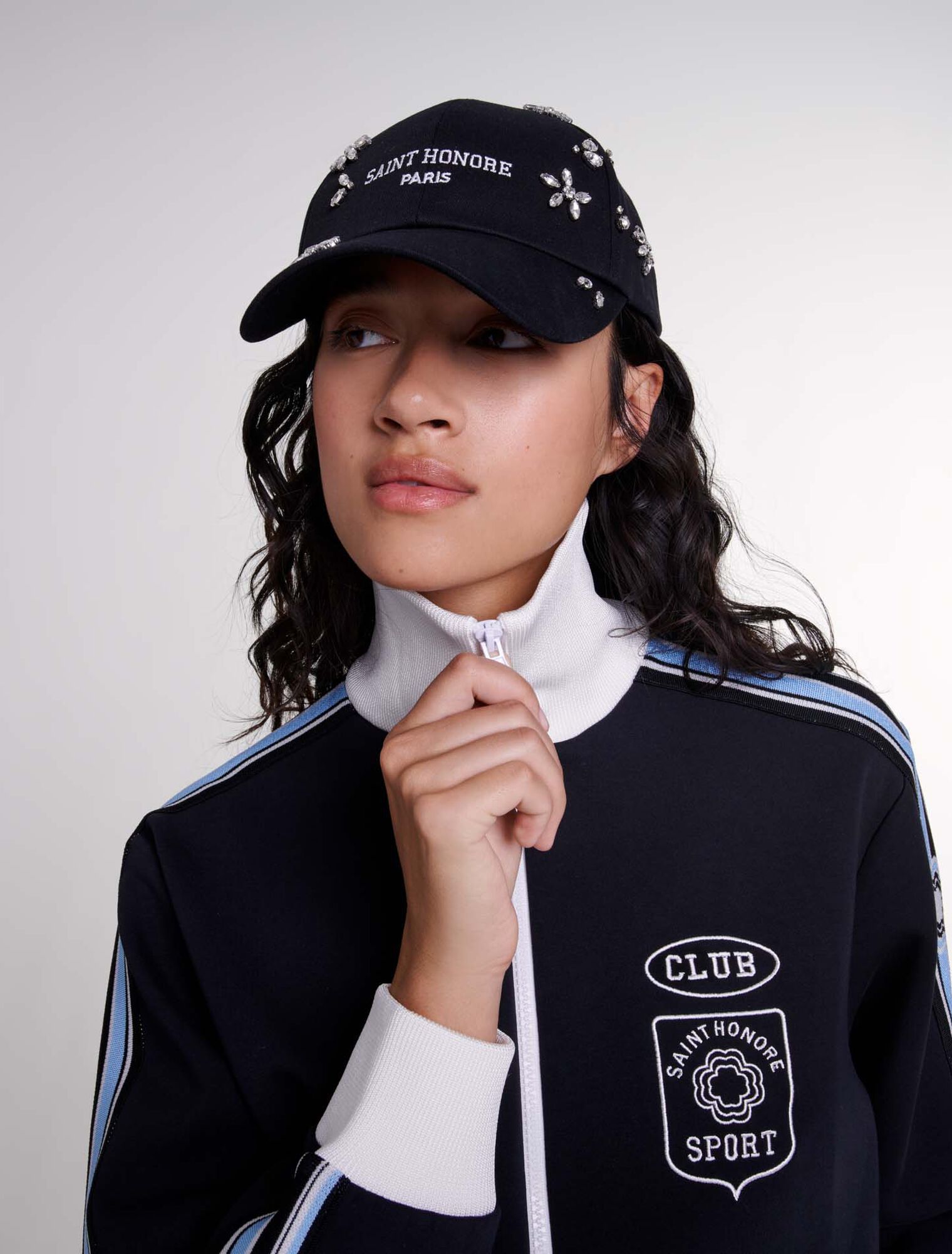 Chaqueta de chándal bordada