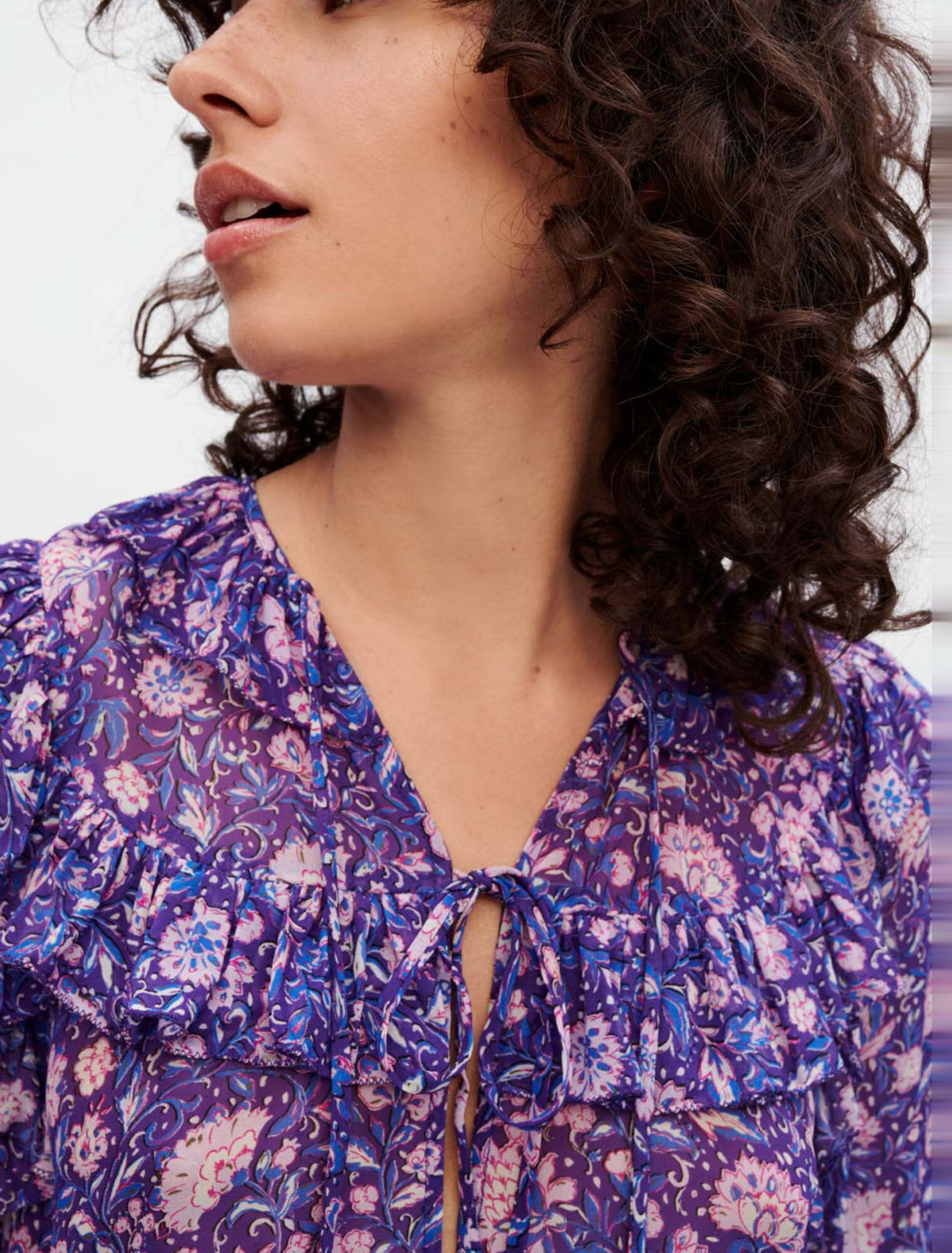 Top de viscosa estampado Dalia