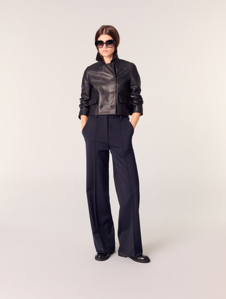Pantalón sastre con pliegue
