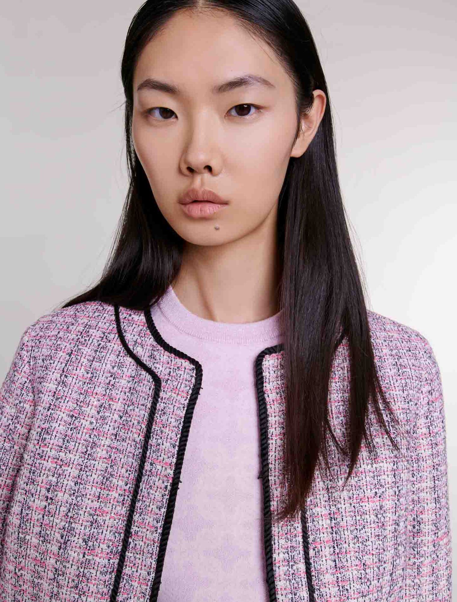 Chaqueta corta de tweed