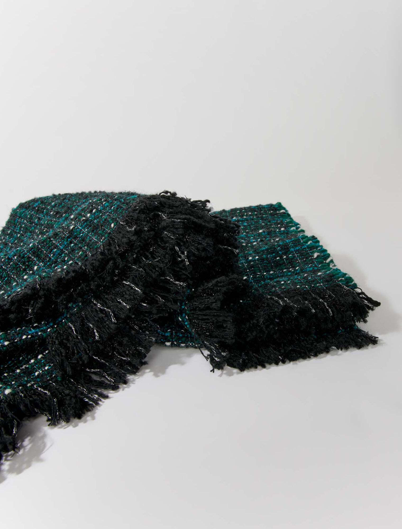 Poncho de tweed