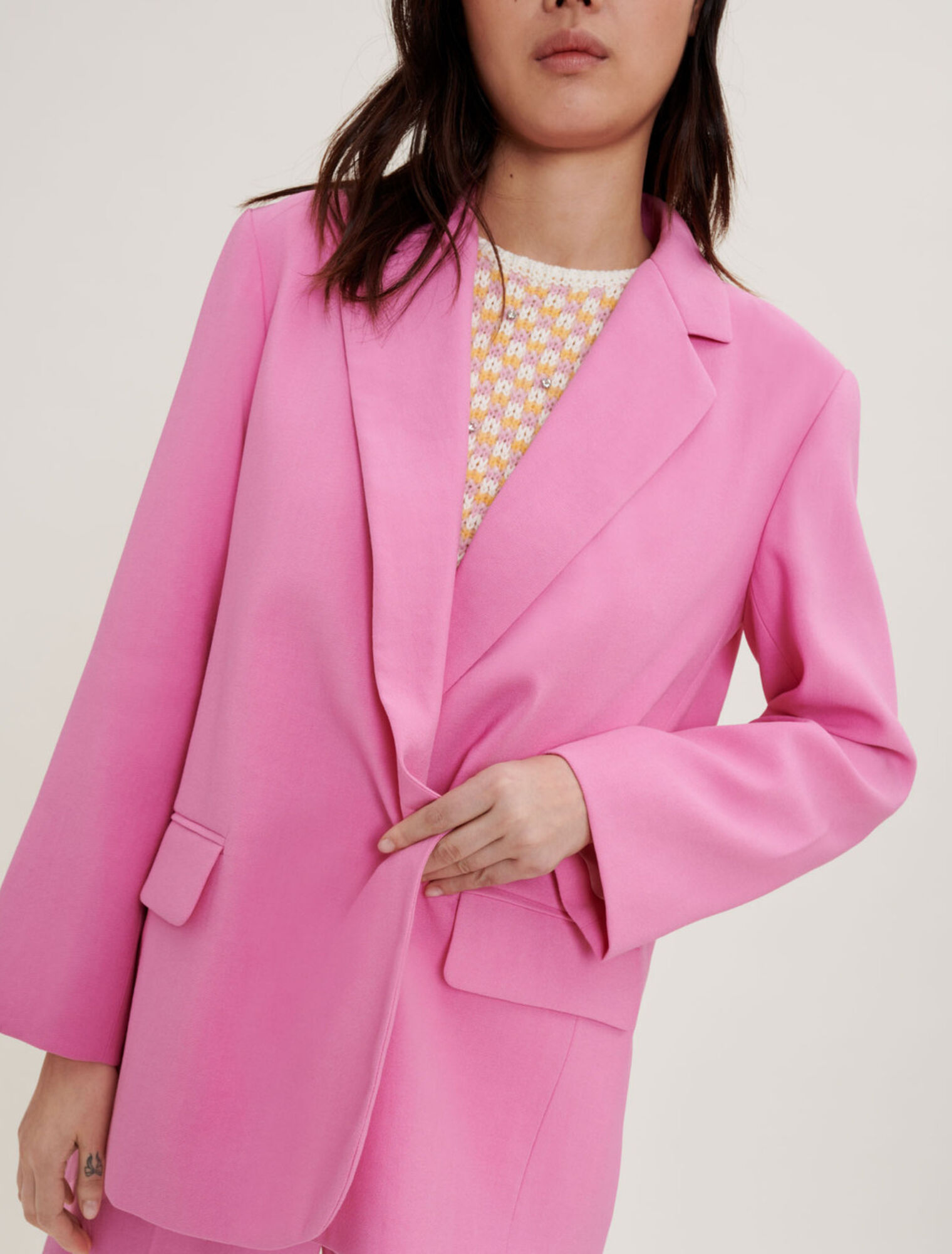 Chaqueta sastre fluida y holgada
