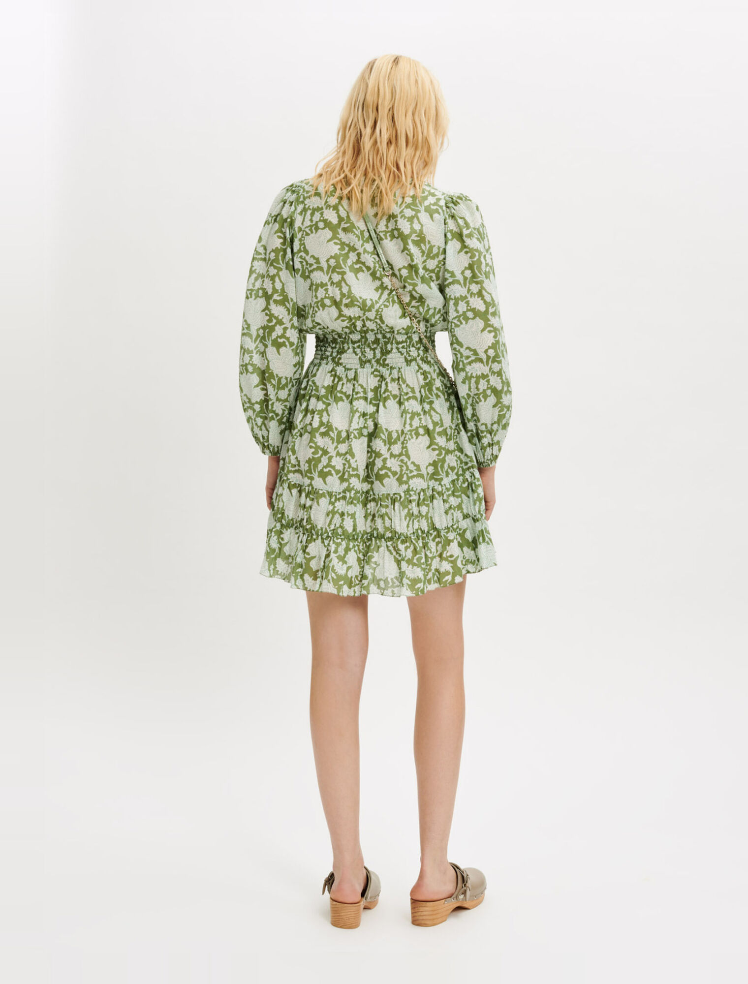 Vestido corto estampado