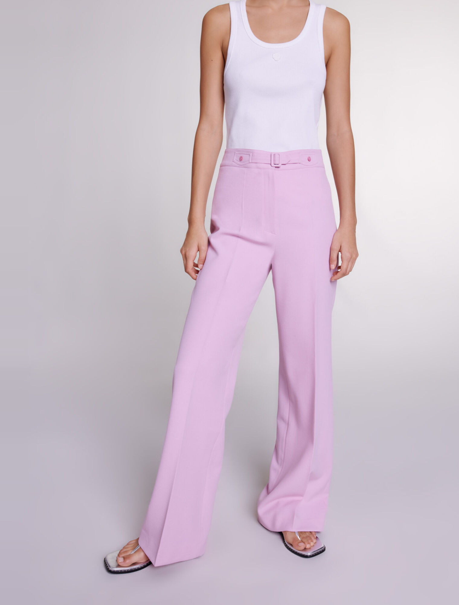 Pantalón de traje ancho