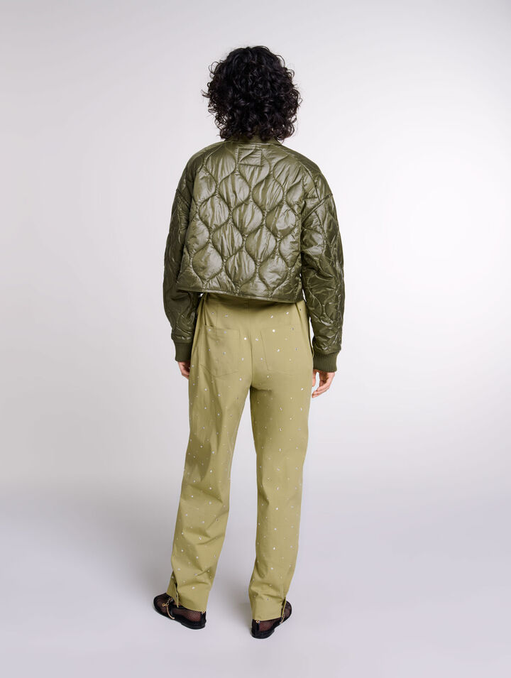 Chaqueta corta acolchada