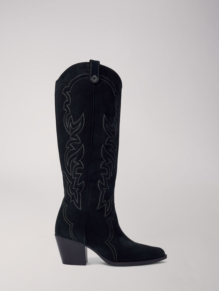 Botas cowboy de ante