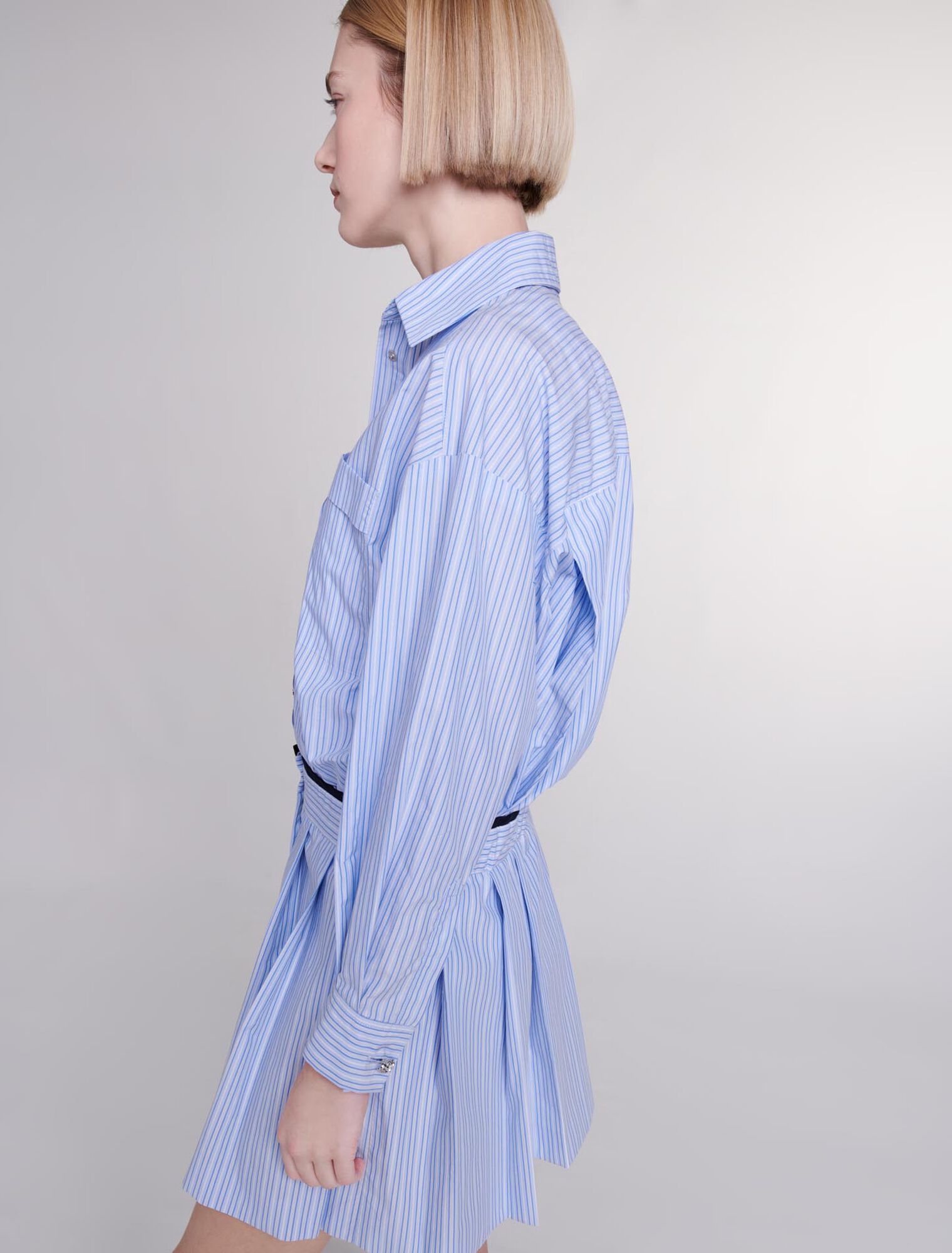 Vestido de camisa corto