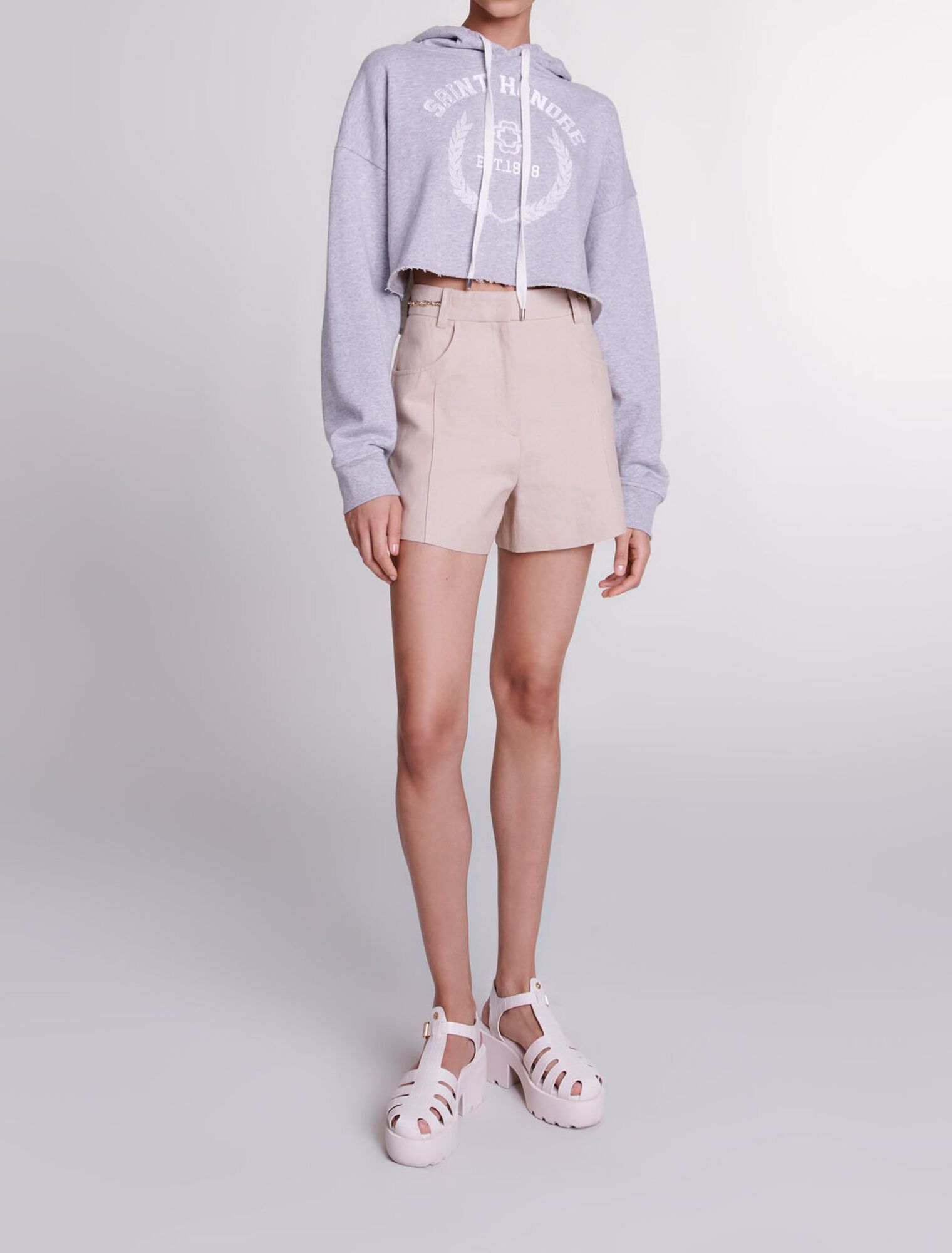 Sudadera crop Saint Honoré