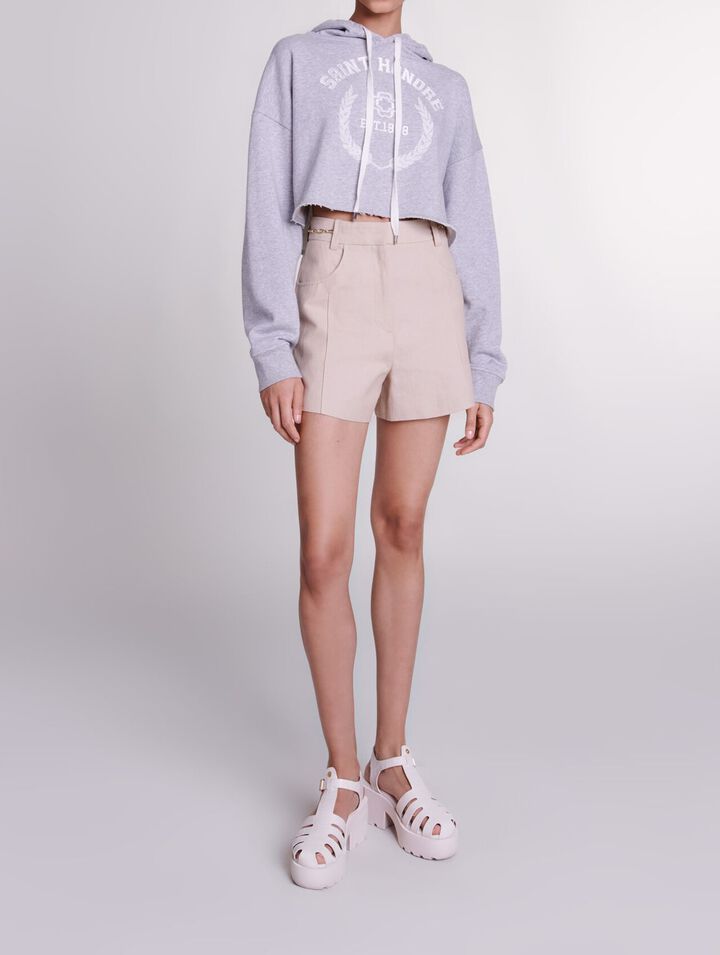 Sudadera crop Saint Honoré