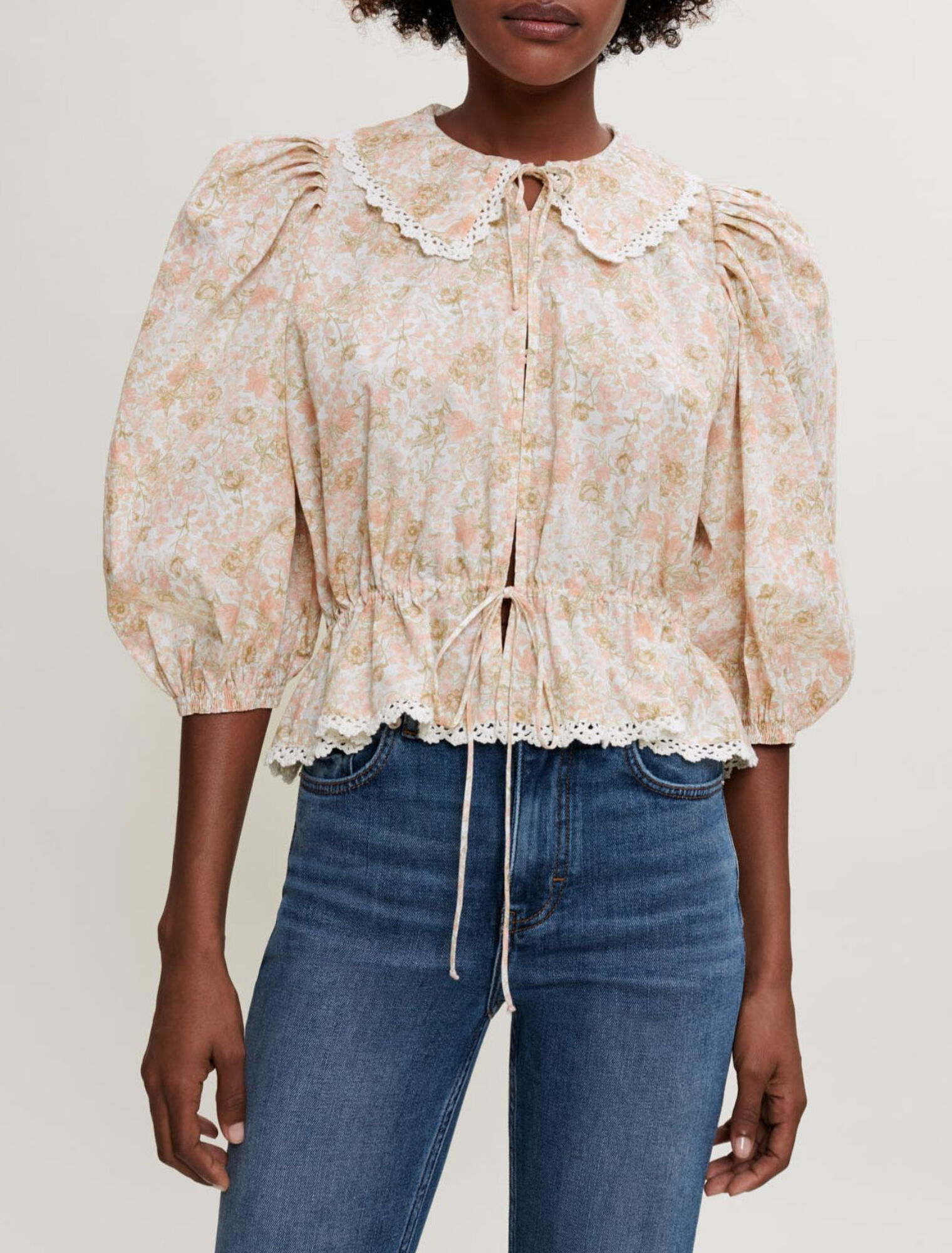 Camisa de algodón con estampado