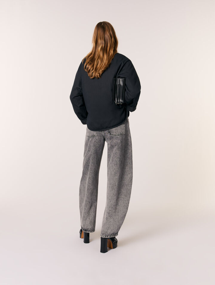Abrigo acolchado reversible