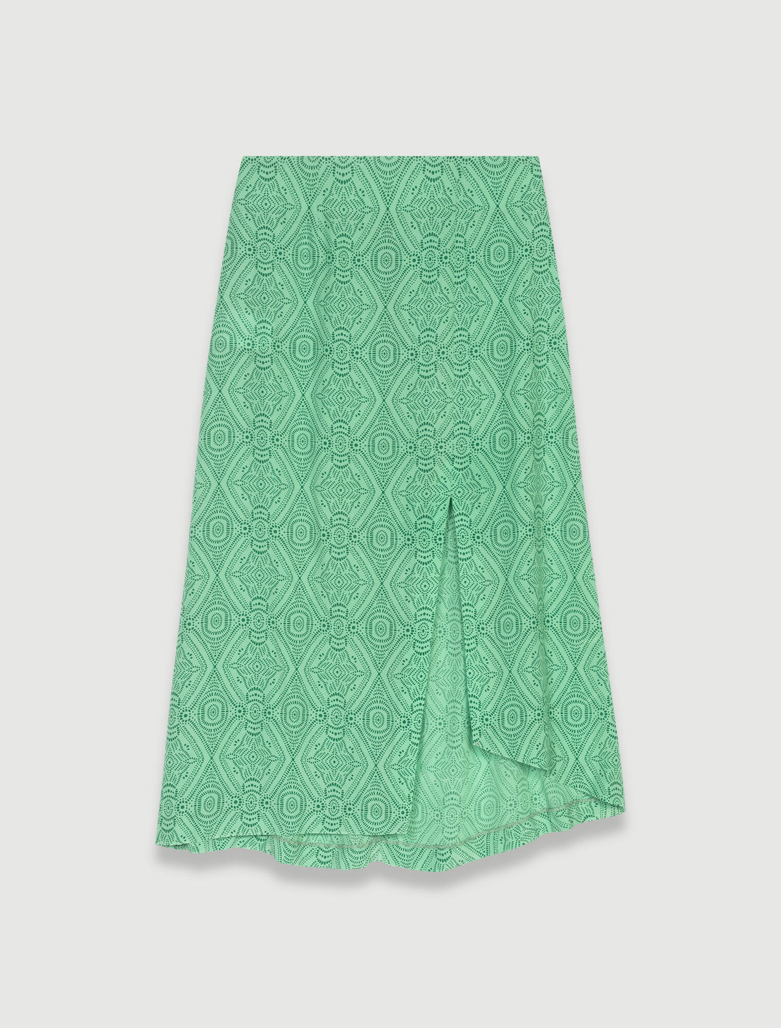 Falda midi estampada
