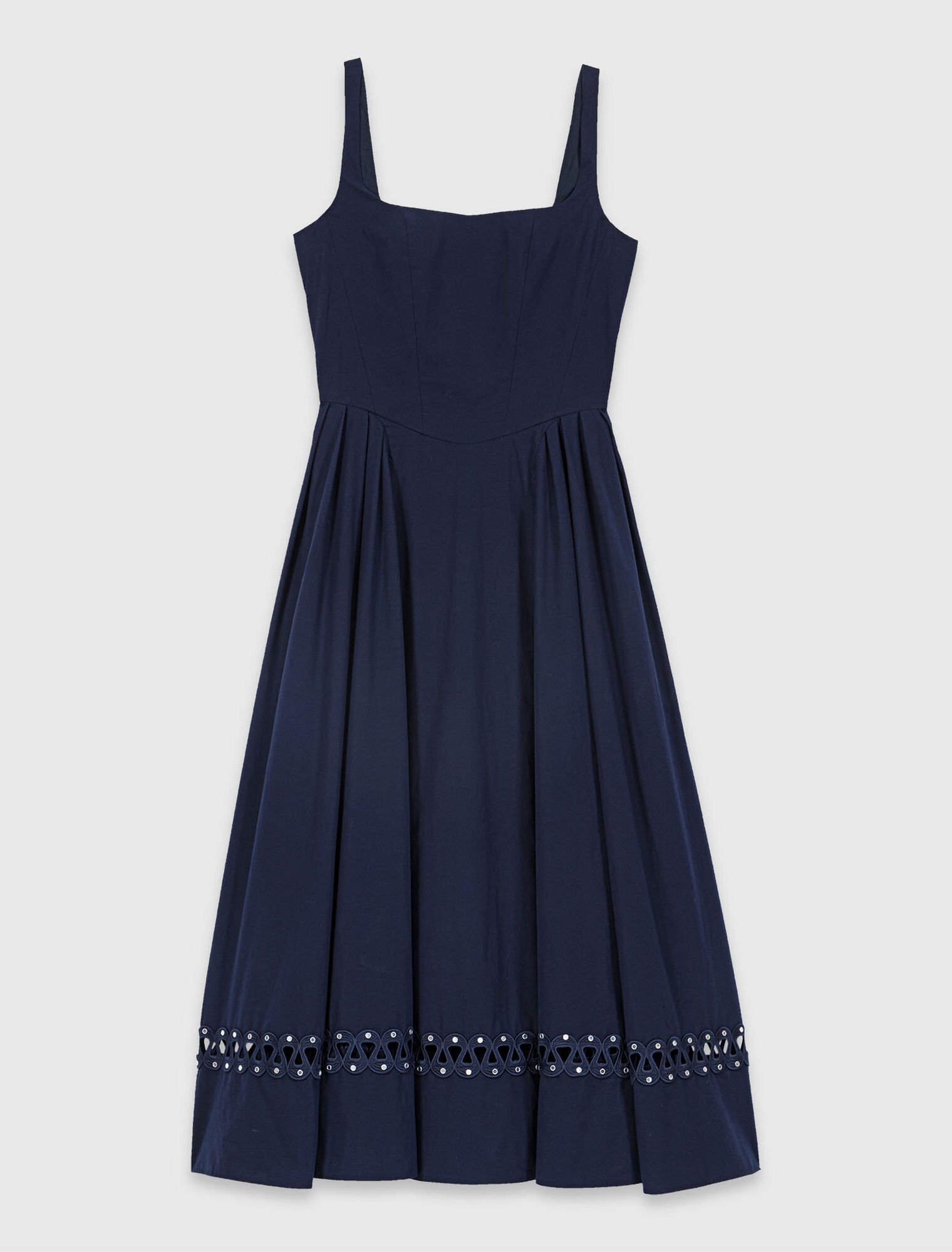 Vestido midi acampanado