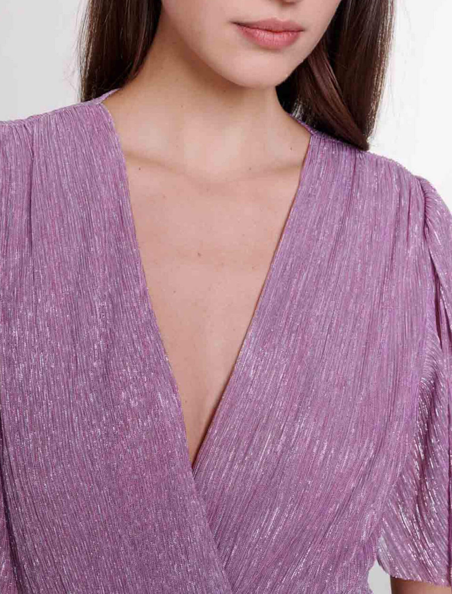 Vestido largo con volantes