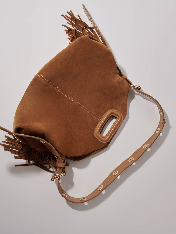 Bolso Miss M de gamuza