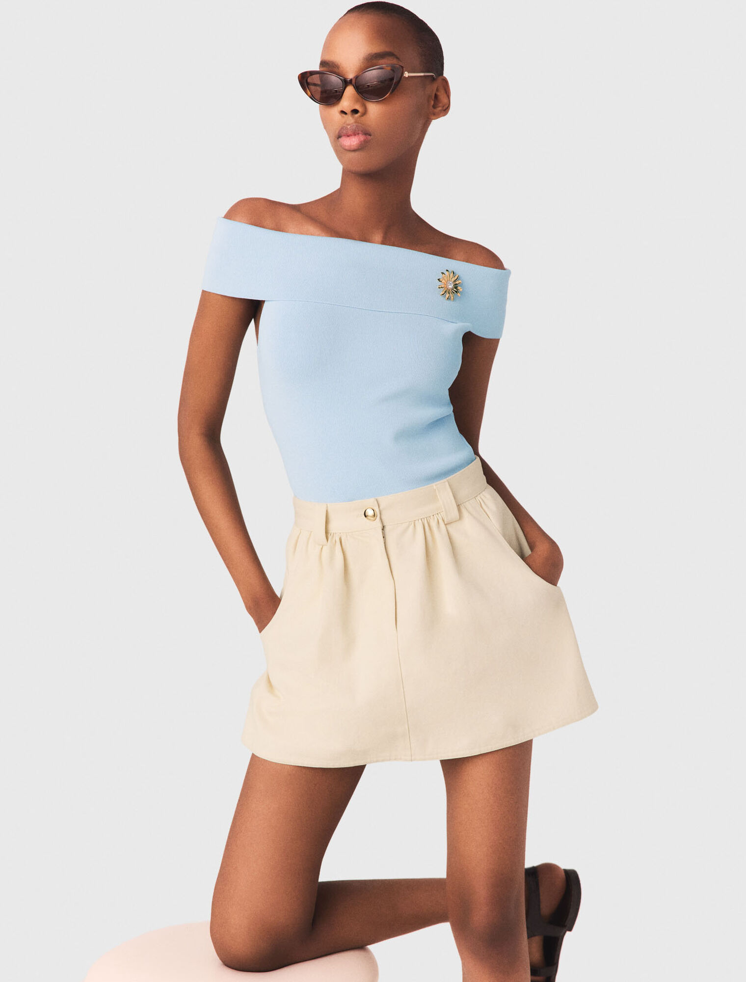 Short trampantojo de algod&oacute;n