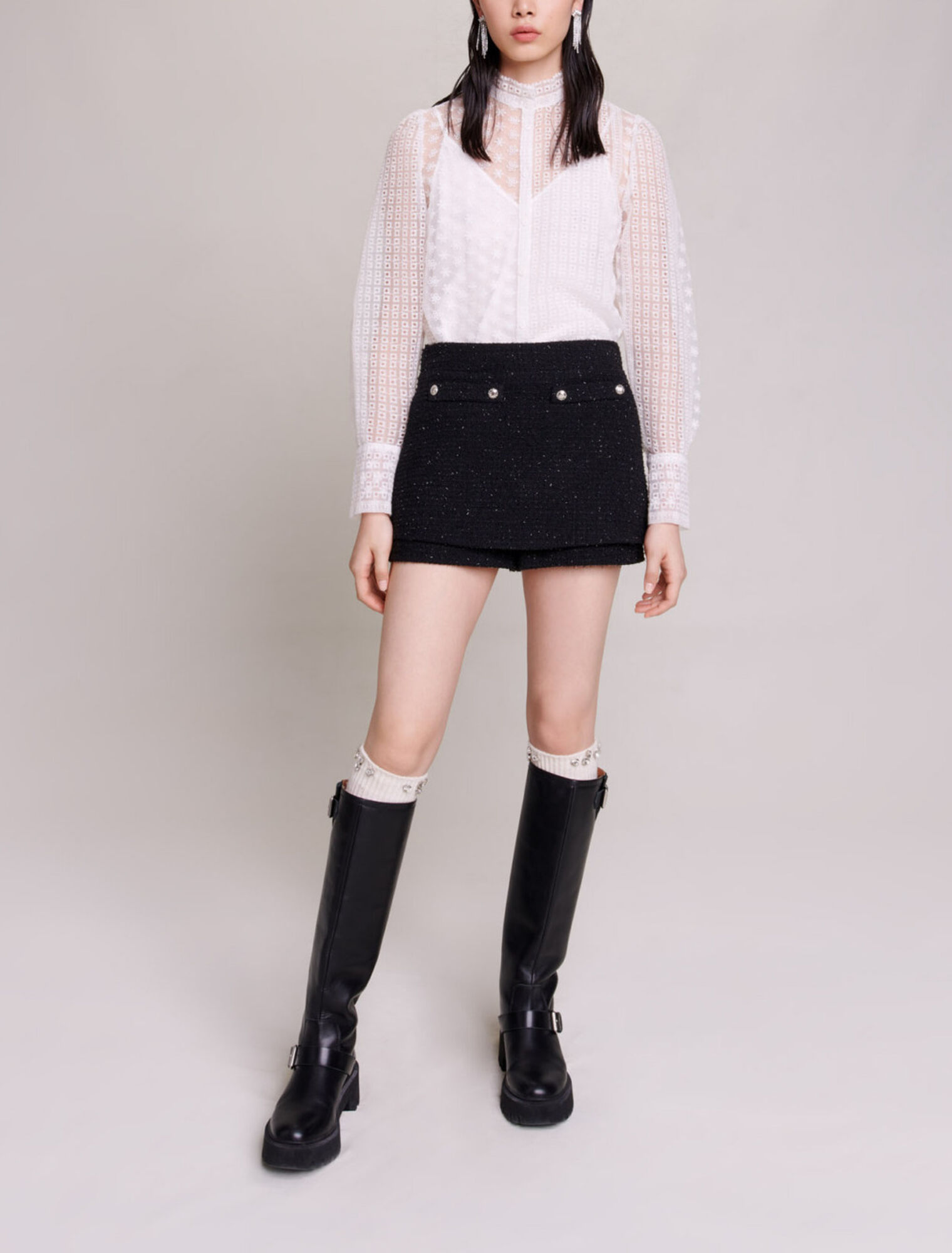 Camisa transparente