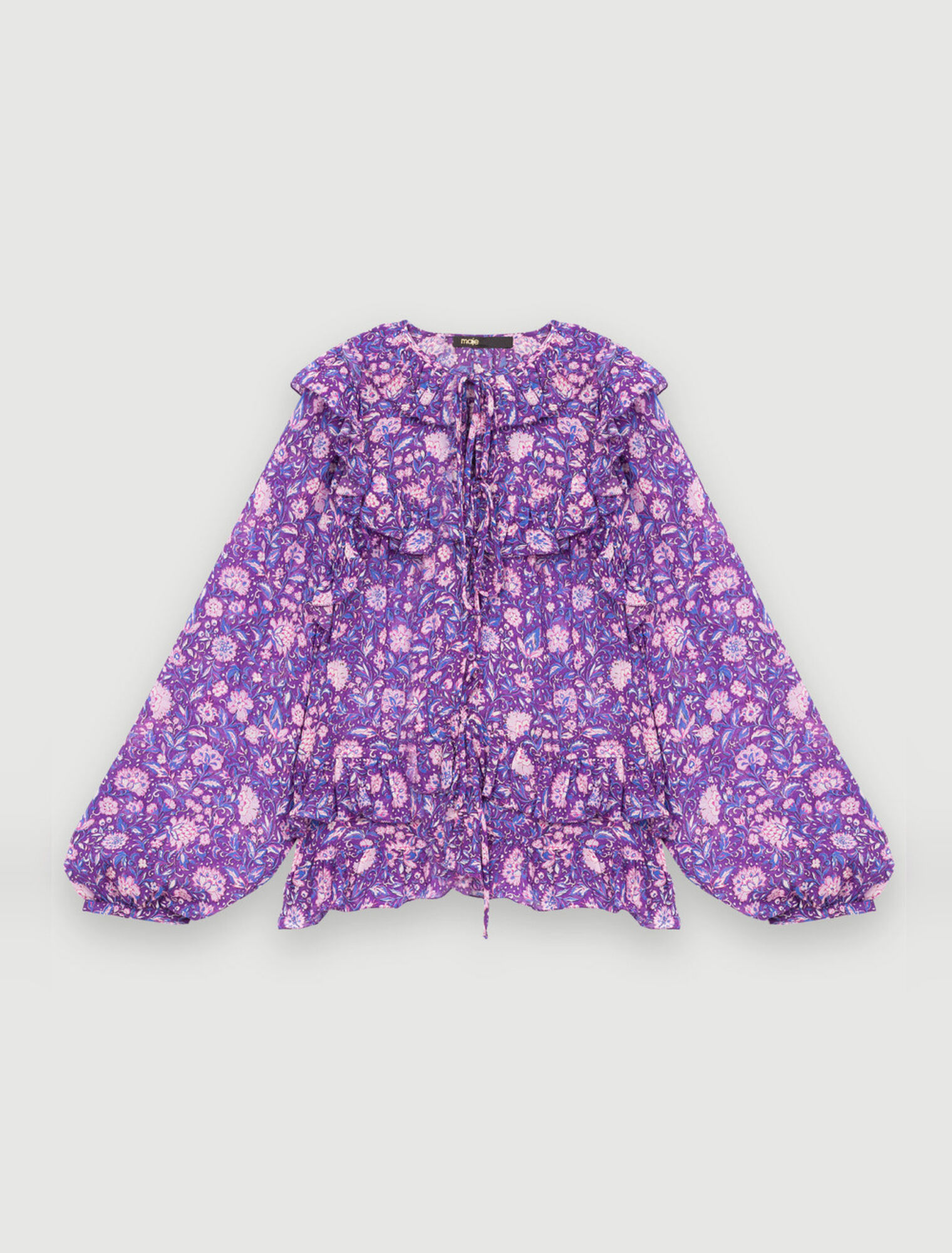 Top de viscosa estampado Dalia