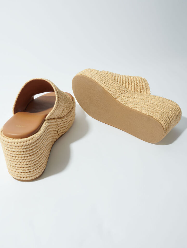 Chinelas con plataforma