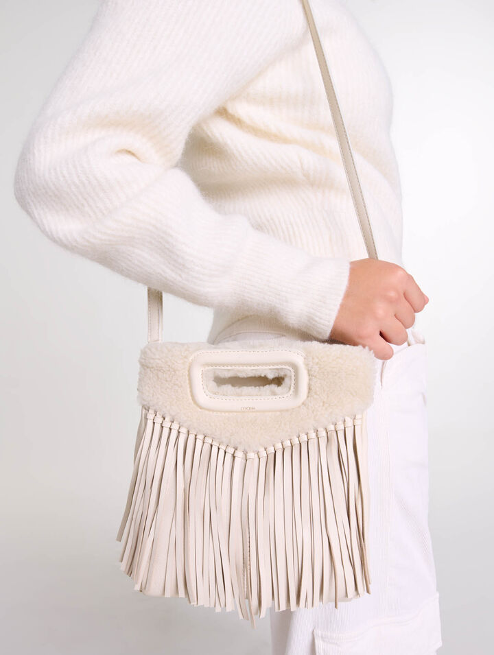 Bolso M de pelo sintético