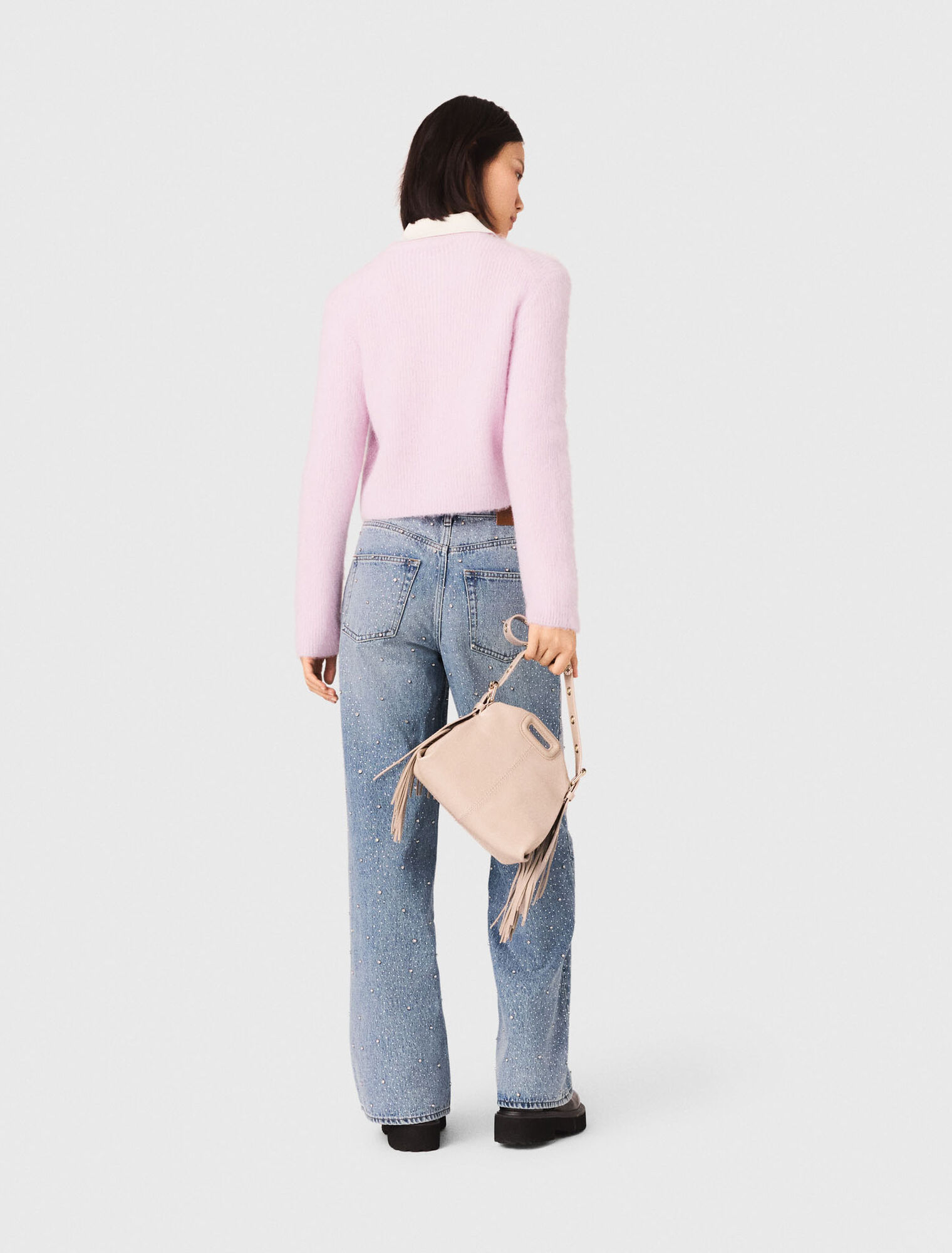 C&aacute;rdigan con lazo joya