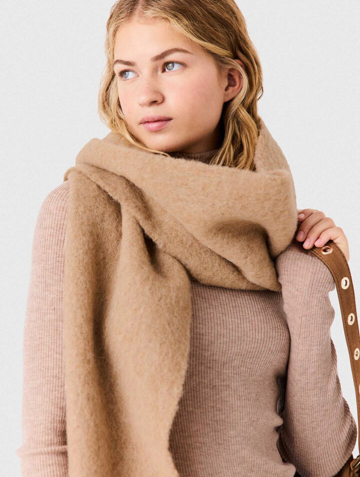 Bufanda de mezcla de lana y alpaca