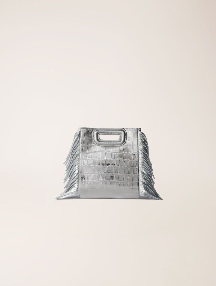 Bolso M Mini de piel de cocodrilo