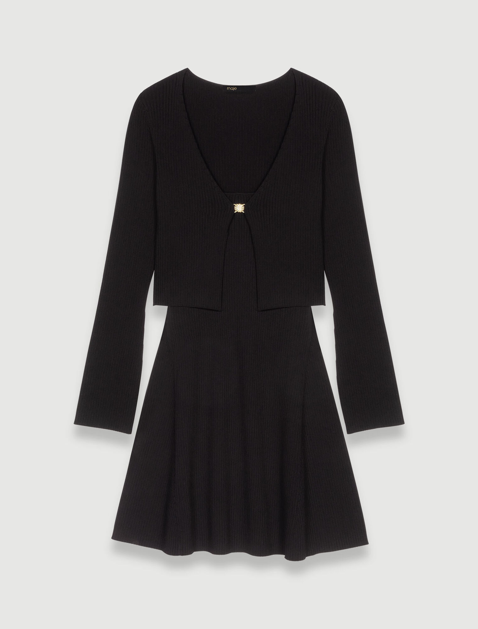 Vestido de punto 2 en 1