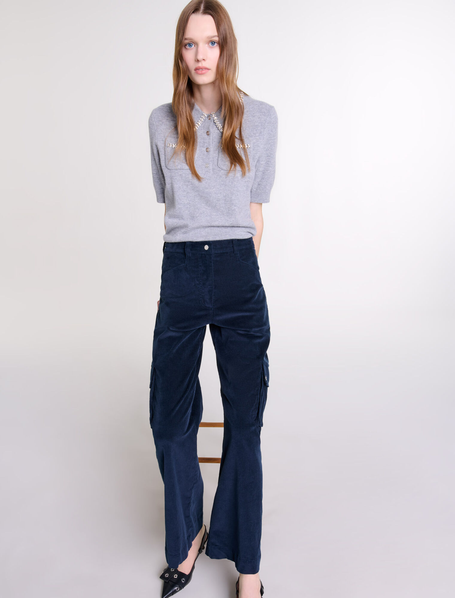 Pantalón cargo de pana