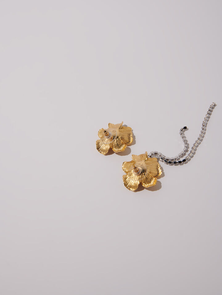 Pendientes flores
