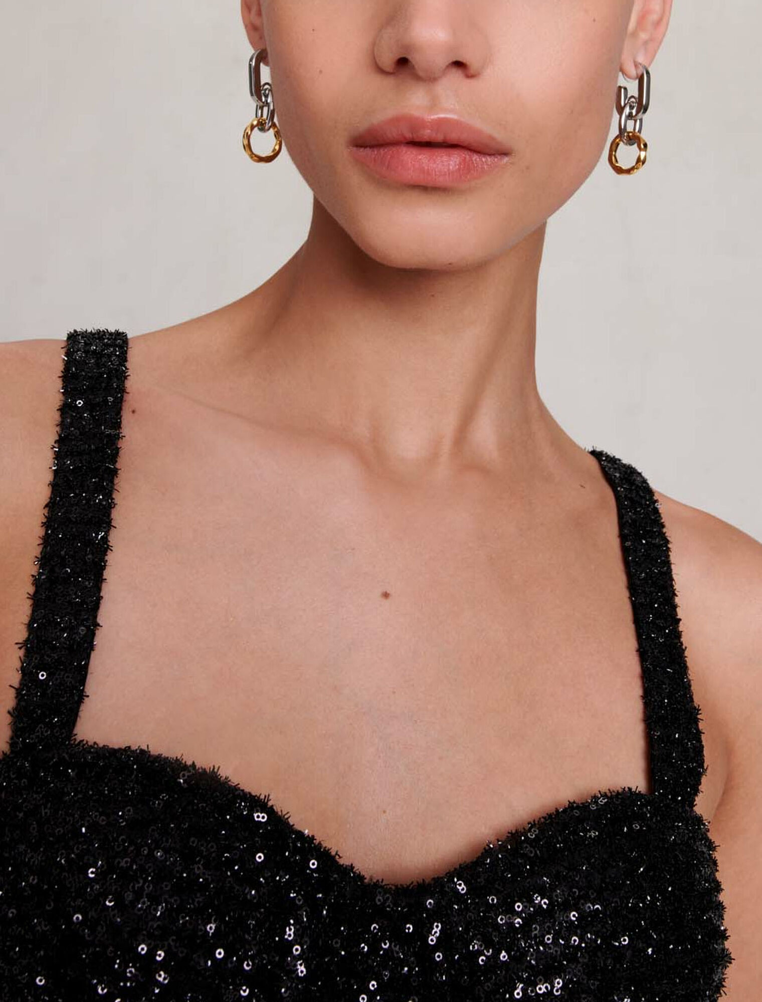 Corpiño de lentejuelas