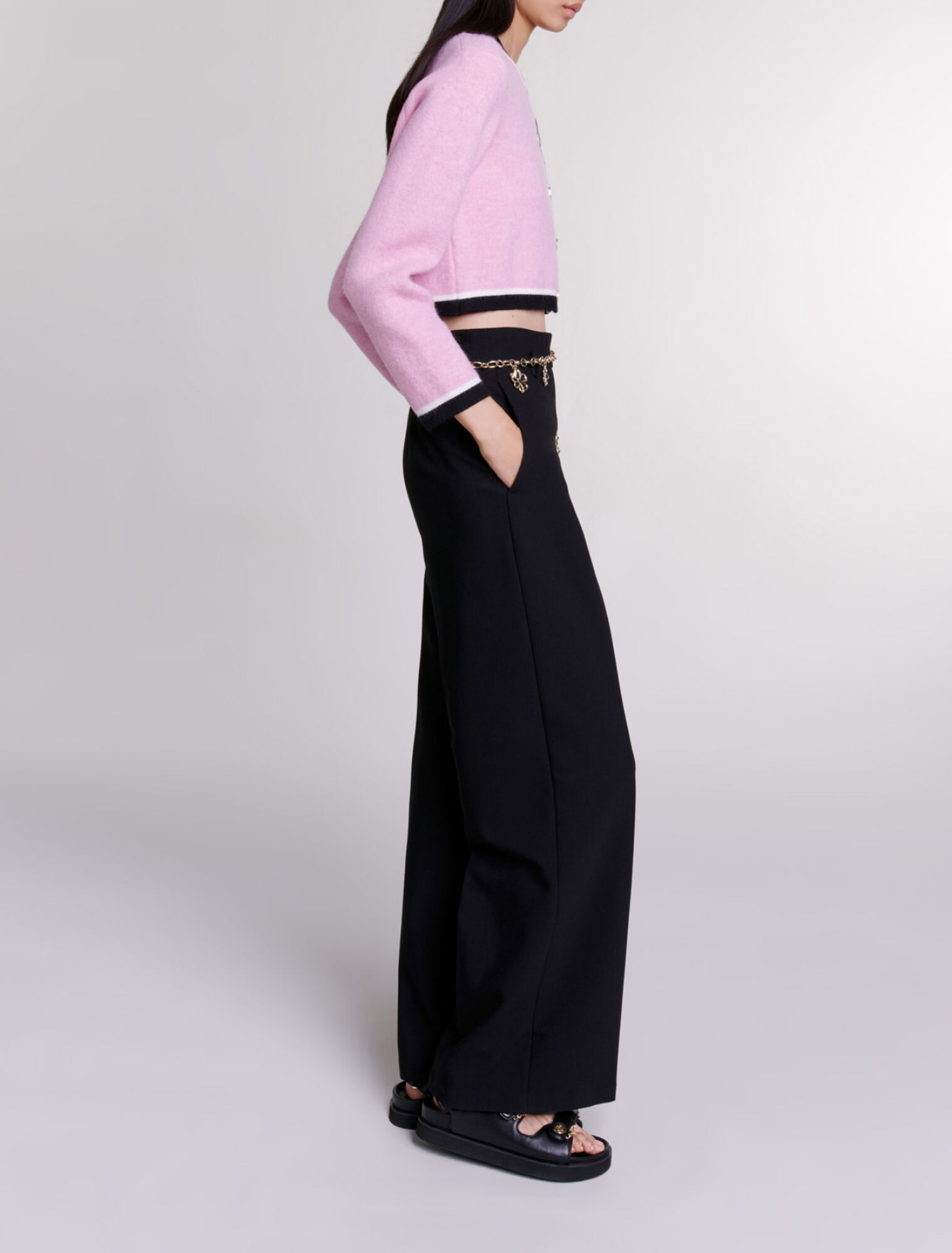 C&aacute;rdigan corto de punto