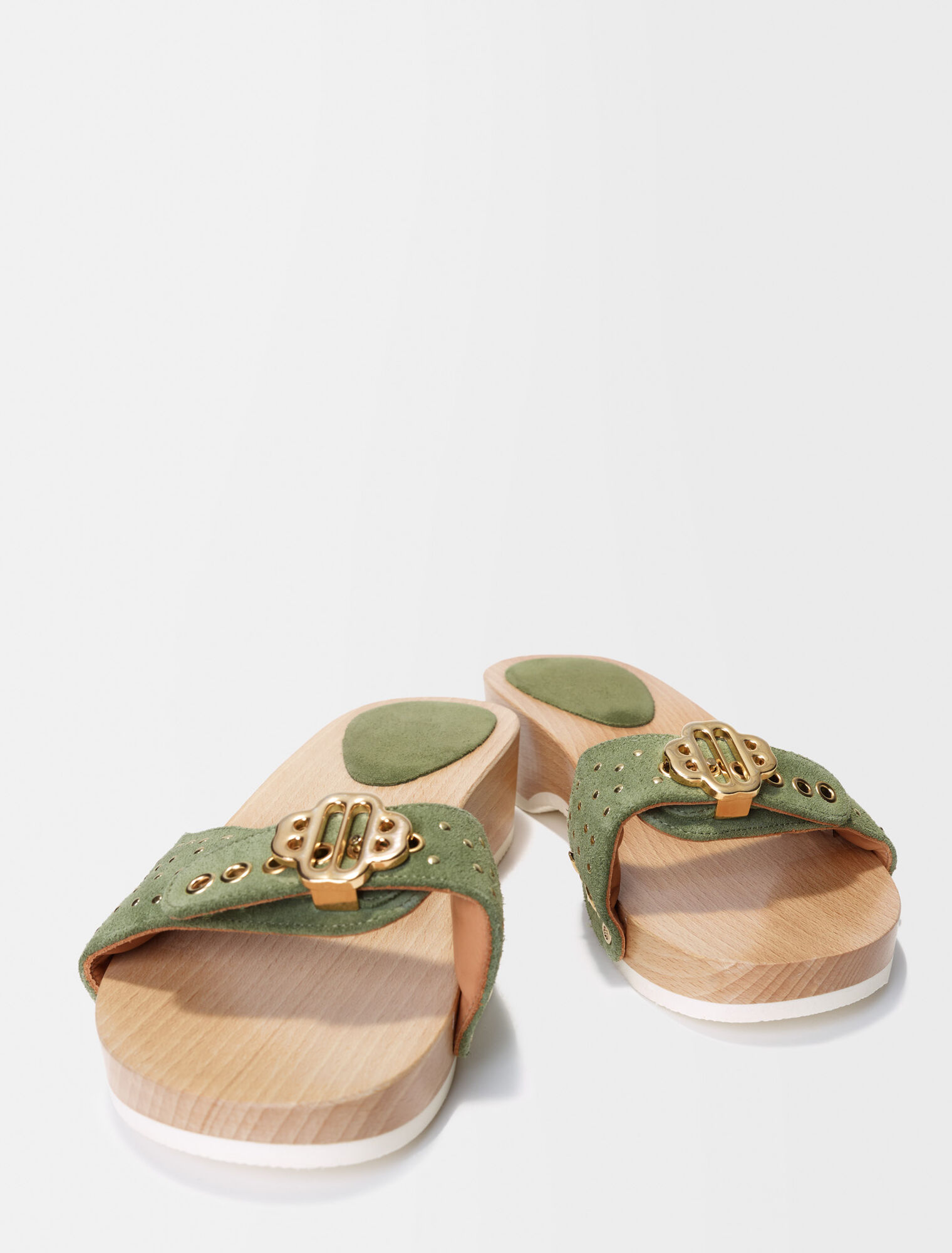 Sandalias con logo Clover