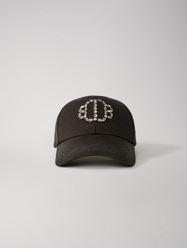Gorra Clover con strass