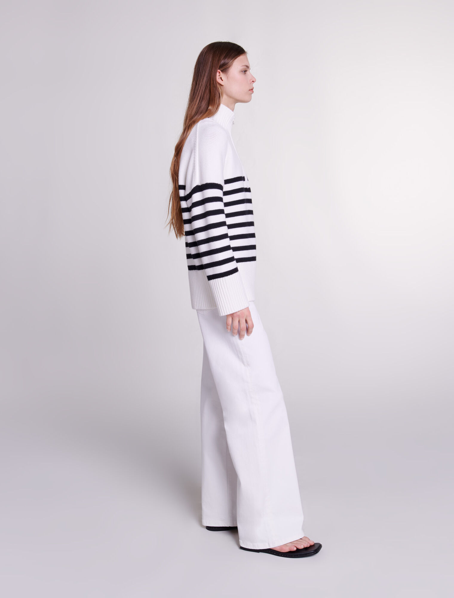 Jersey marinera cuello cremallera