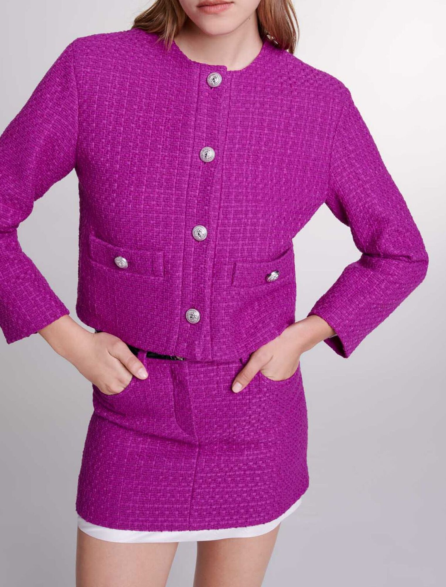 Minifalda de tweed