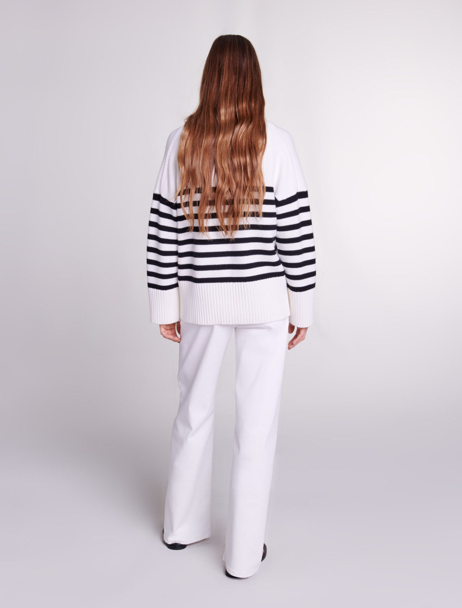 Jersey marinera cuello cremallera