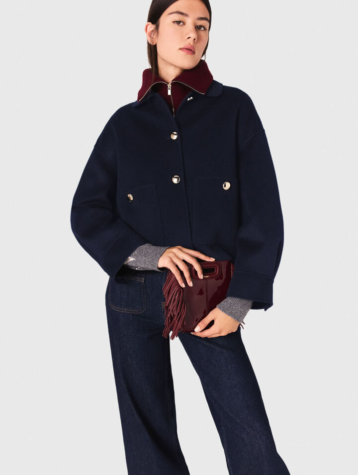 Chaqueta corta de lana