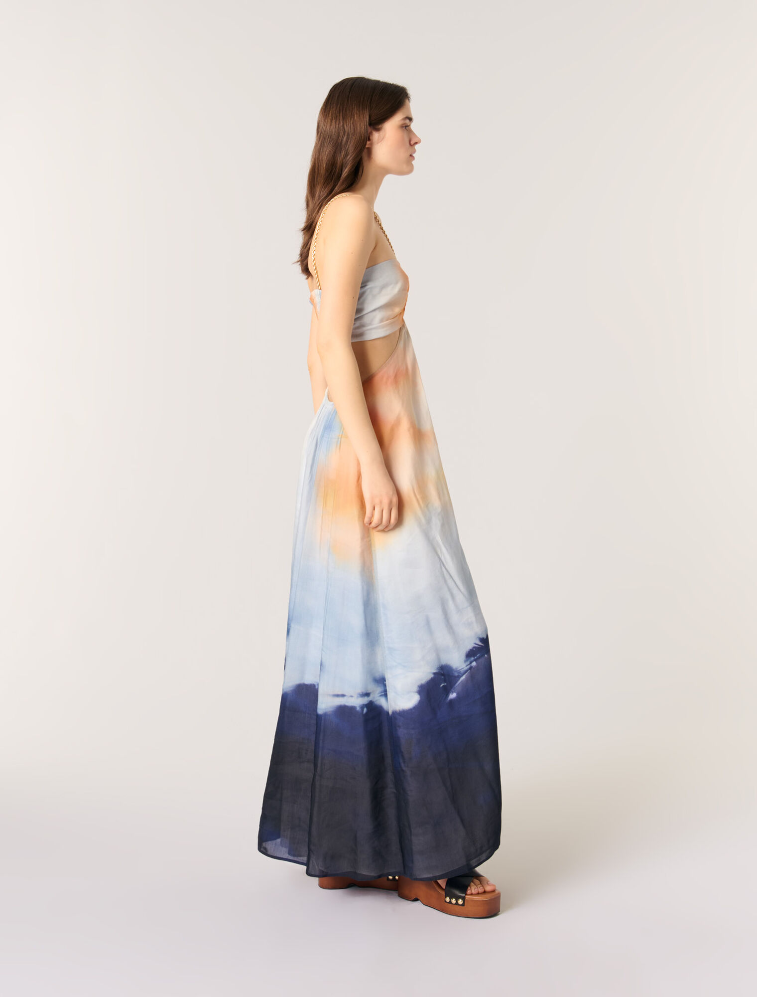 Vestido largo tie dye