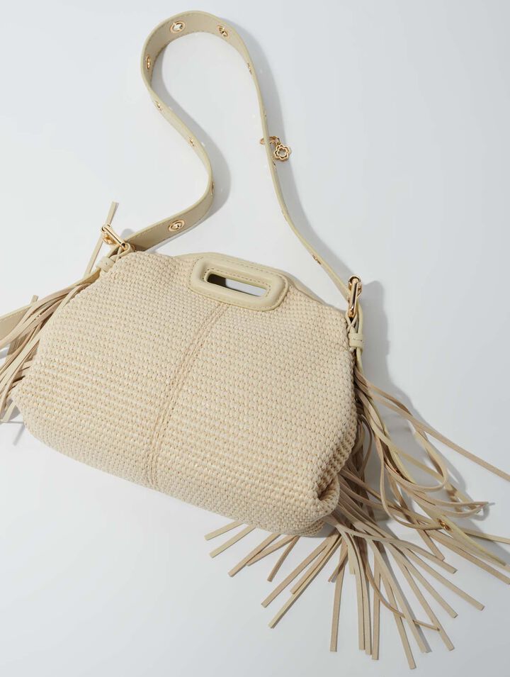Bolso Miss M Mini efecto rafia