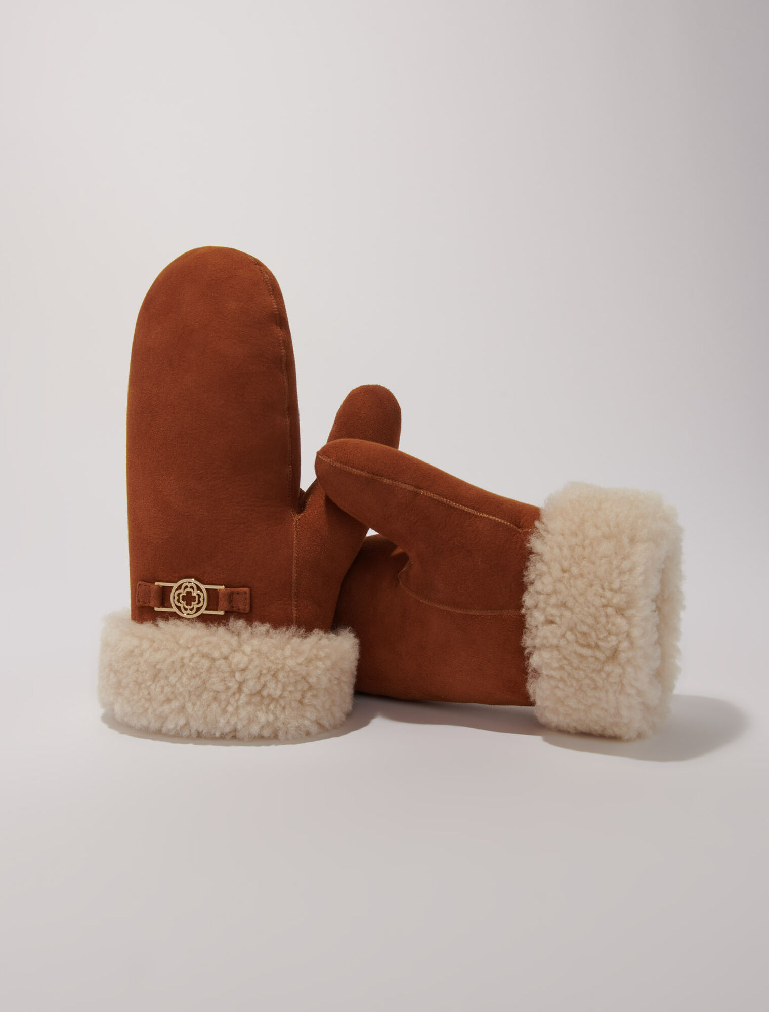 Manoplas de piel de cordero